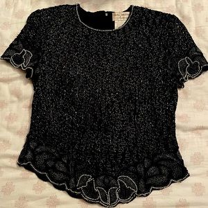 Beautiful beaded Women’s retro top